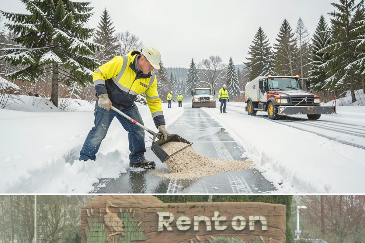 Emergency Access Clearing in Renton, King County, WA - Access emergencies concentrate during the region's heaviest snow events from December to February.
