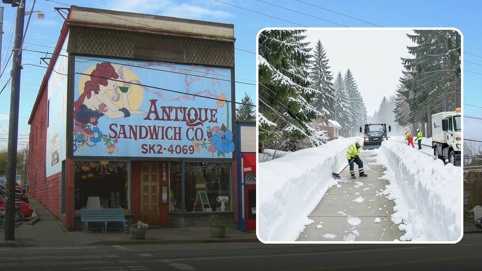 Emergency Access Clearing in Ruston, Pierce County, WA - We rapidly clear the critical routes people need to enter and exit your property safely during a snow emergency.