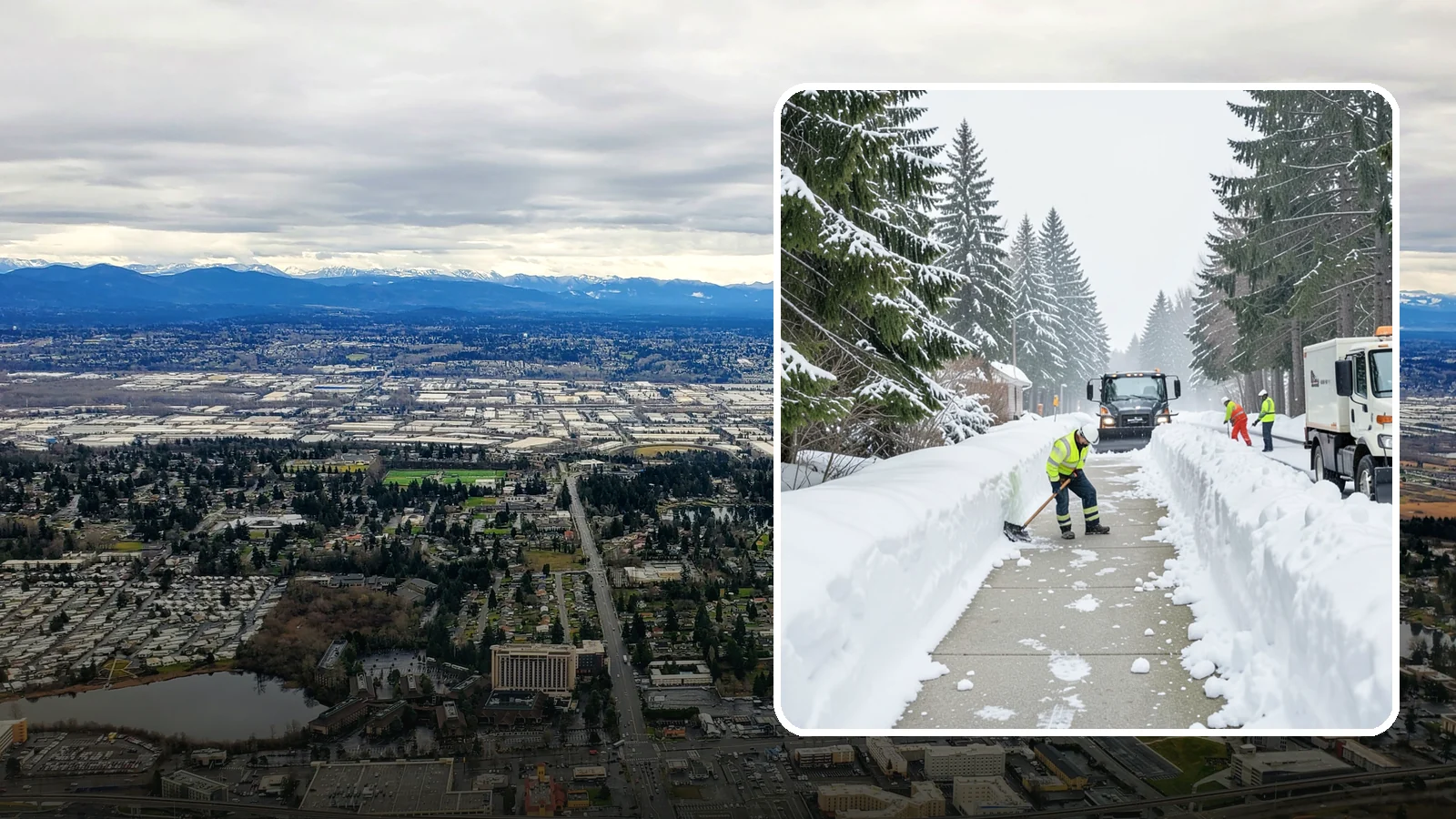 Emergency Access Clearing in SeaTac, King County, WA - We rapidly clear the critical routes people need to enter and exit your property safely during a snow emergency.