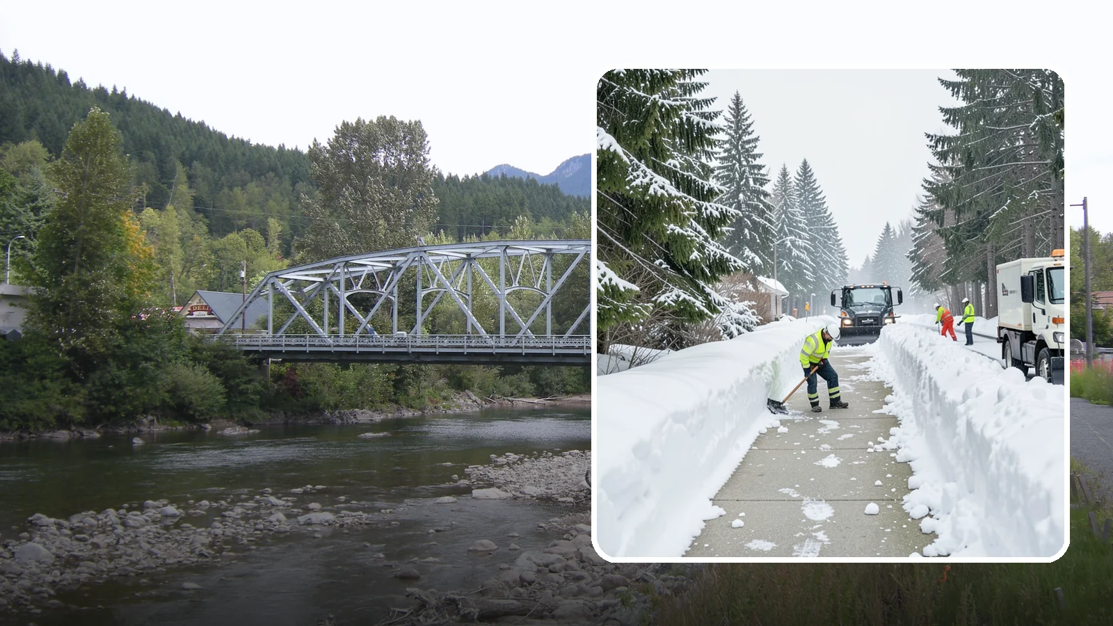 Emergency Access Clearing in Skykomish, King County, WA - We rapidly clear the critical routes people need to enter and exit your property safely during a snow emergency.
