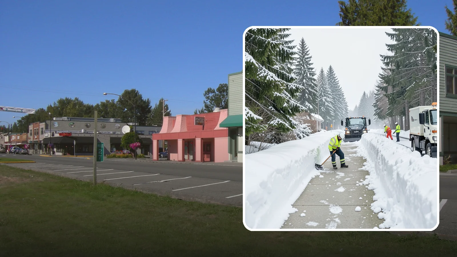 Emergency Access Clearing in Snoqualmie, King County, WA - We rapidly clear the critical routes people need to enter and exit your property safely during a snow emergency.