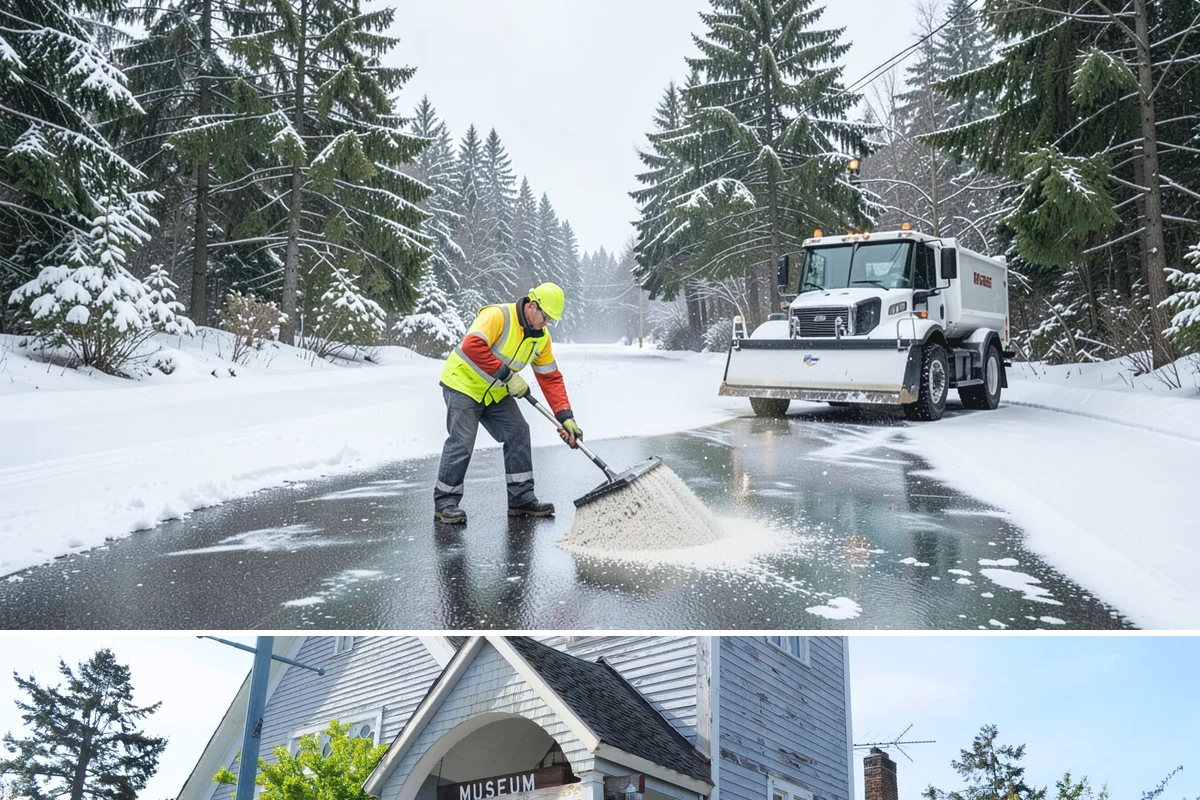Emergency Access Clearing in Steilacoom, Pierce County, WA - Access emergencies concentrate during the region's heaviest snow events from December to February.