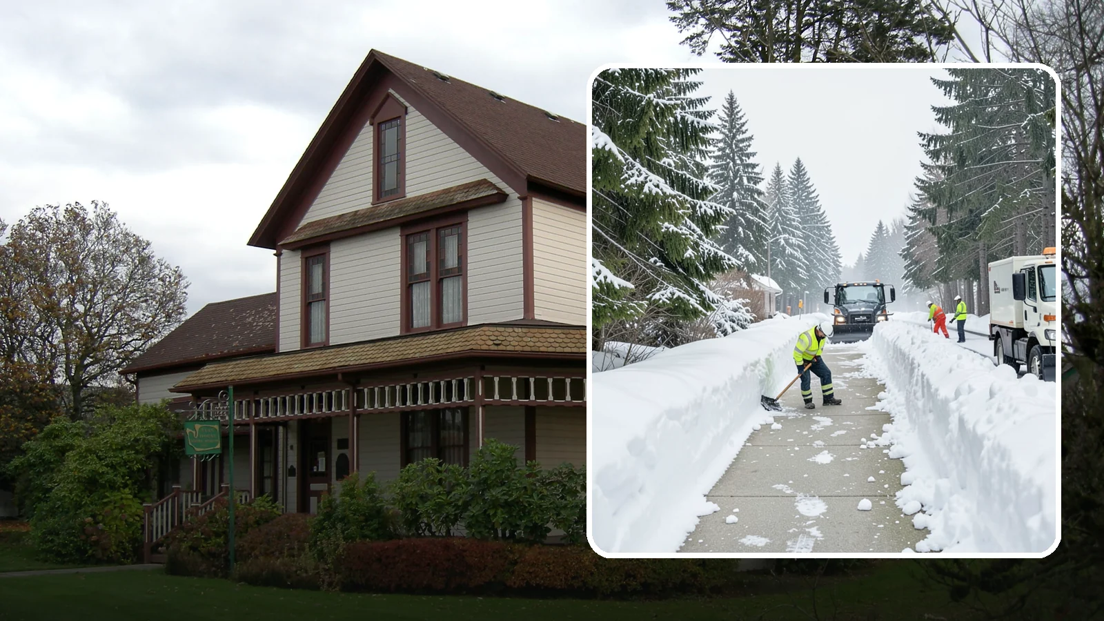 Emergency Access Clearing in Sumner, Pierce County, WA - We rapidly clear the critical routes people need to enter and exit your property safely during a snow emergency.