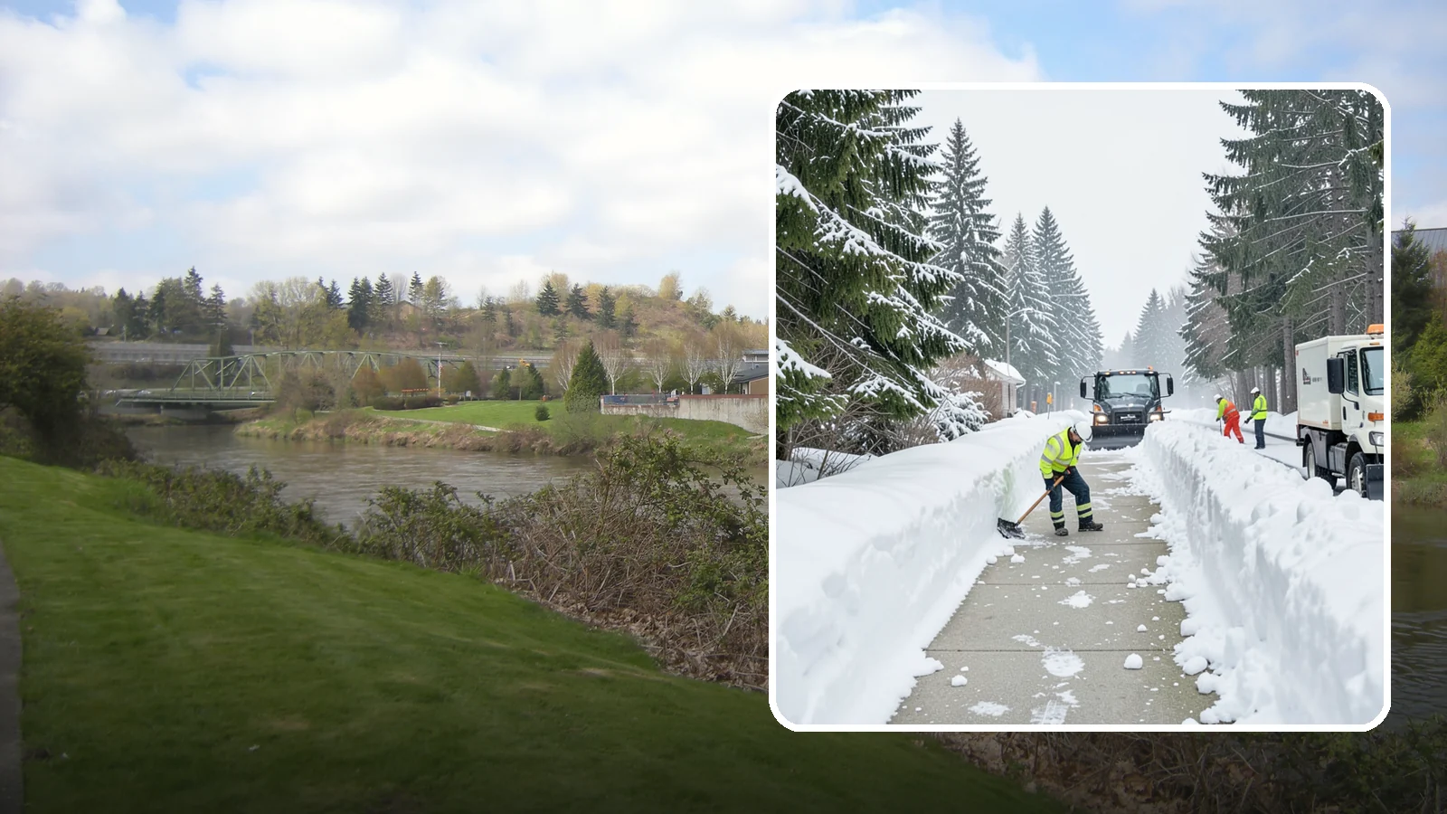 Emergency Access Clearing in Tukwila, King County, WA - We rapidly clear the critical routes people need to enter and exit your property safely during a snow emergency.