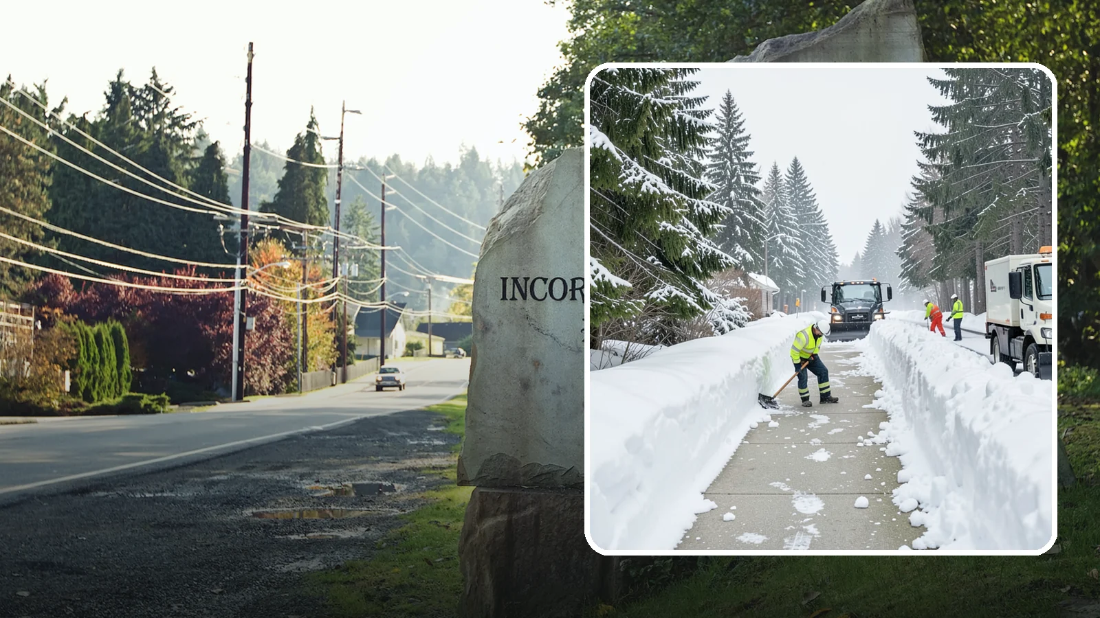Emergency Access Clearing in Wilkeson, Pierce County, WA - We rapidly clear the critical routes people need to enter and exit your property safely during a snow emergency.