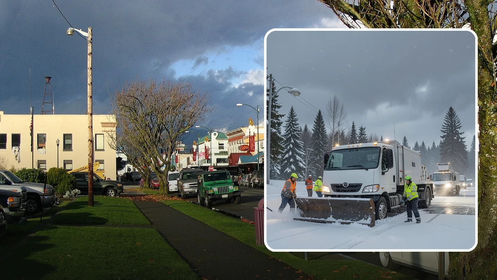 Emergency Commercial Snow Removal in Arlington, Snohomish County, WA - Get rapid, on-call snow and ice response when an unexpected storm threatens to shut down your commercial property.