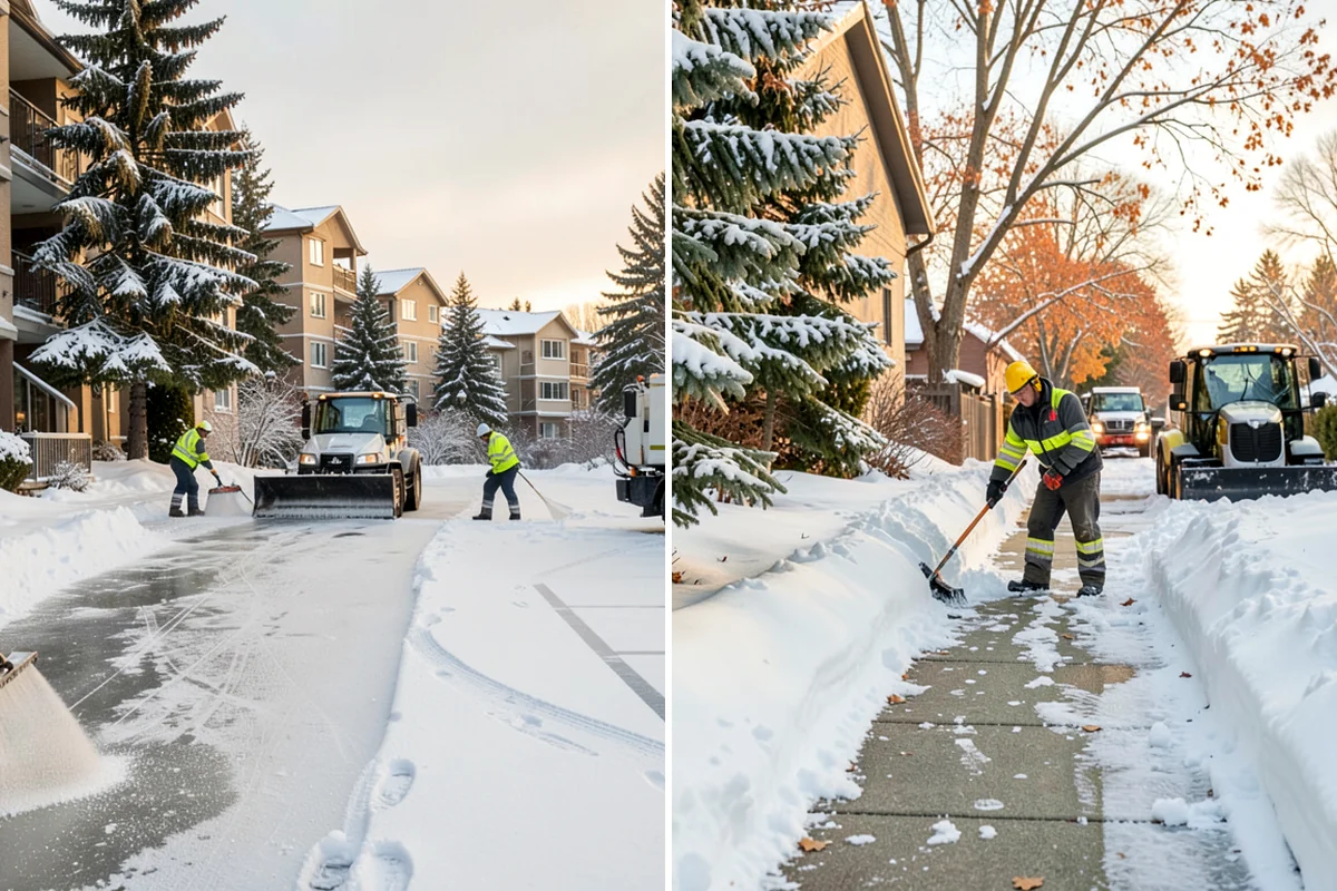 Emergency Commercial Snow Removal in Arlington, Snohomish County, WA - Take your emergency call and confirm the critical access points