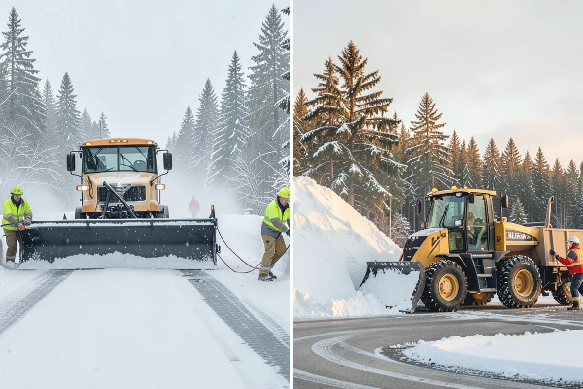 Emergency Commercial Snow Removal in Auburn, King County, WA - Take your emergency call and confirm the critical access points