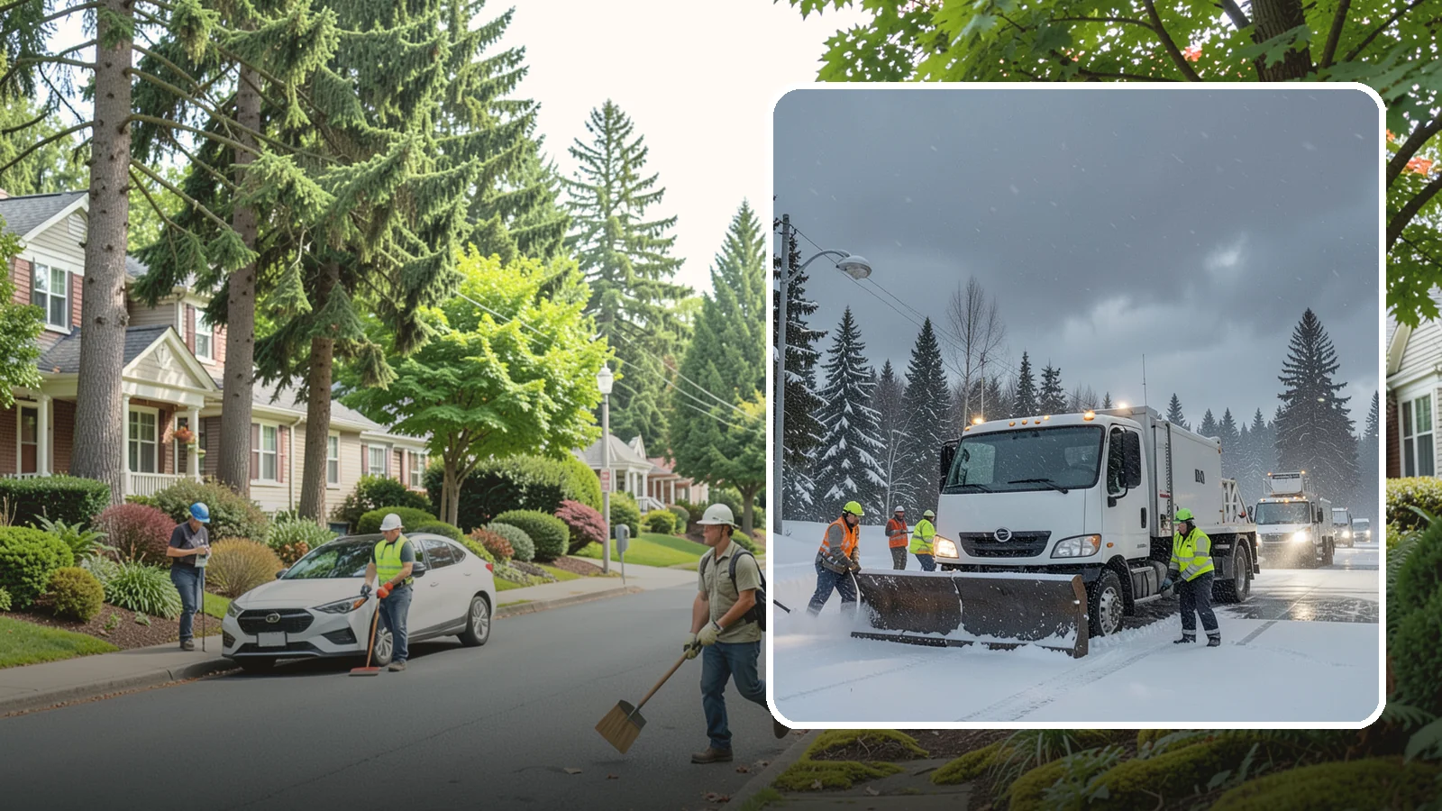 Emergency Commercial Snow Removal in Beaux Arts Village, King County, WA - Get rapid, on-call snow and ice response when an unexpected storm threatens to shut down your commercial property.