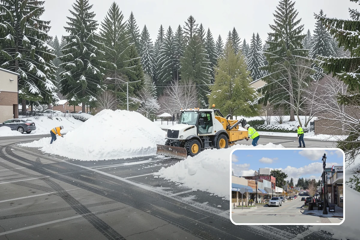 Emergency Commercial Snow Removal in Bothell, King County, WA - Rapid mobilization for unexpected storms