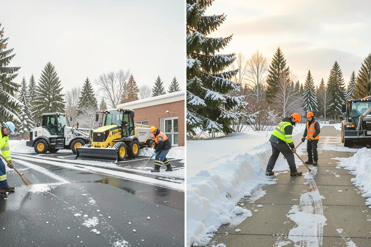 Emergency Commercial Snow Removal in Brier, Snohomish County, WA - Take your emergency call and confirm the critical access points