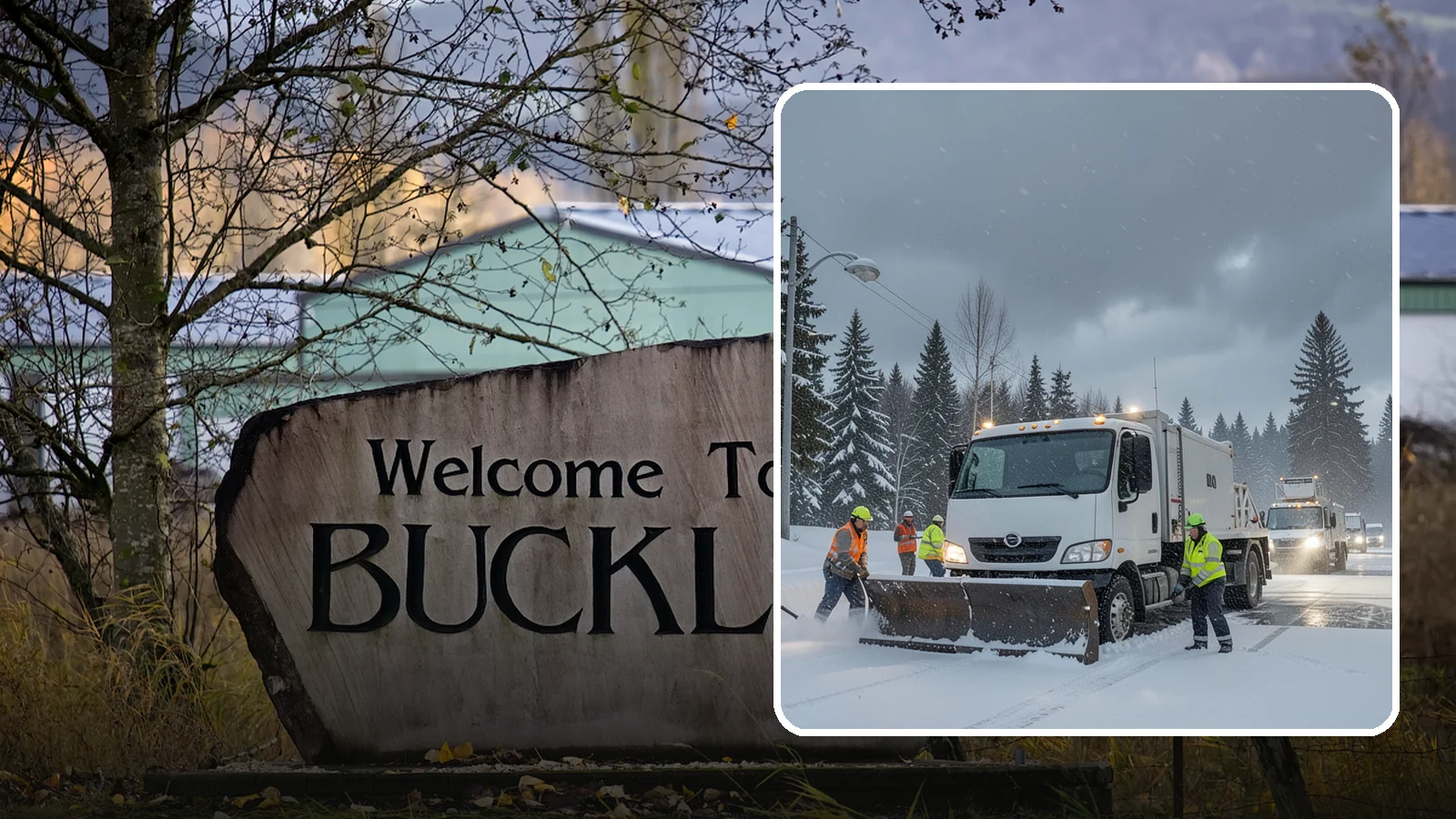 Emergency Commercial Snow Removal in Buckley, Pierce County, WA - Get rapid, on-call snow and ice response when an unexpected storm threatens to shut down your commercial property.