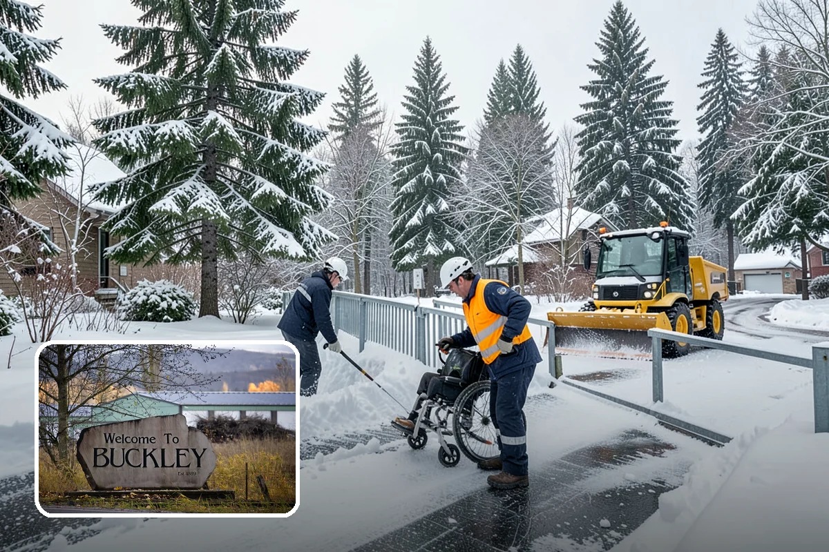 Emergency Commercial Snow Removal in Buckley, Pierce County, WA - Rapid mobilization for unexpected storms