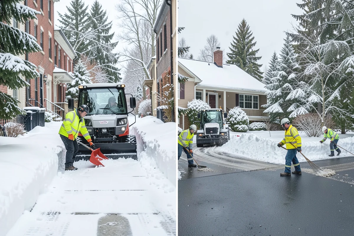 Emergency Commercial Snow Removal in Buckley, Pierce County, WA - Take your emergency call and confirm the critical access points