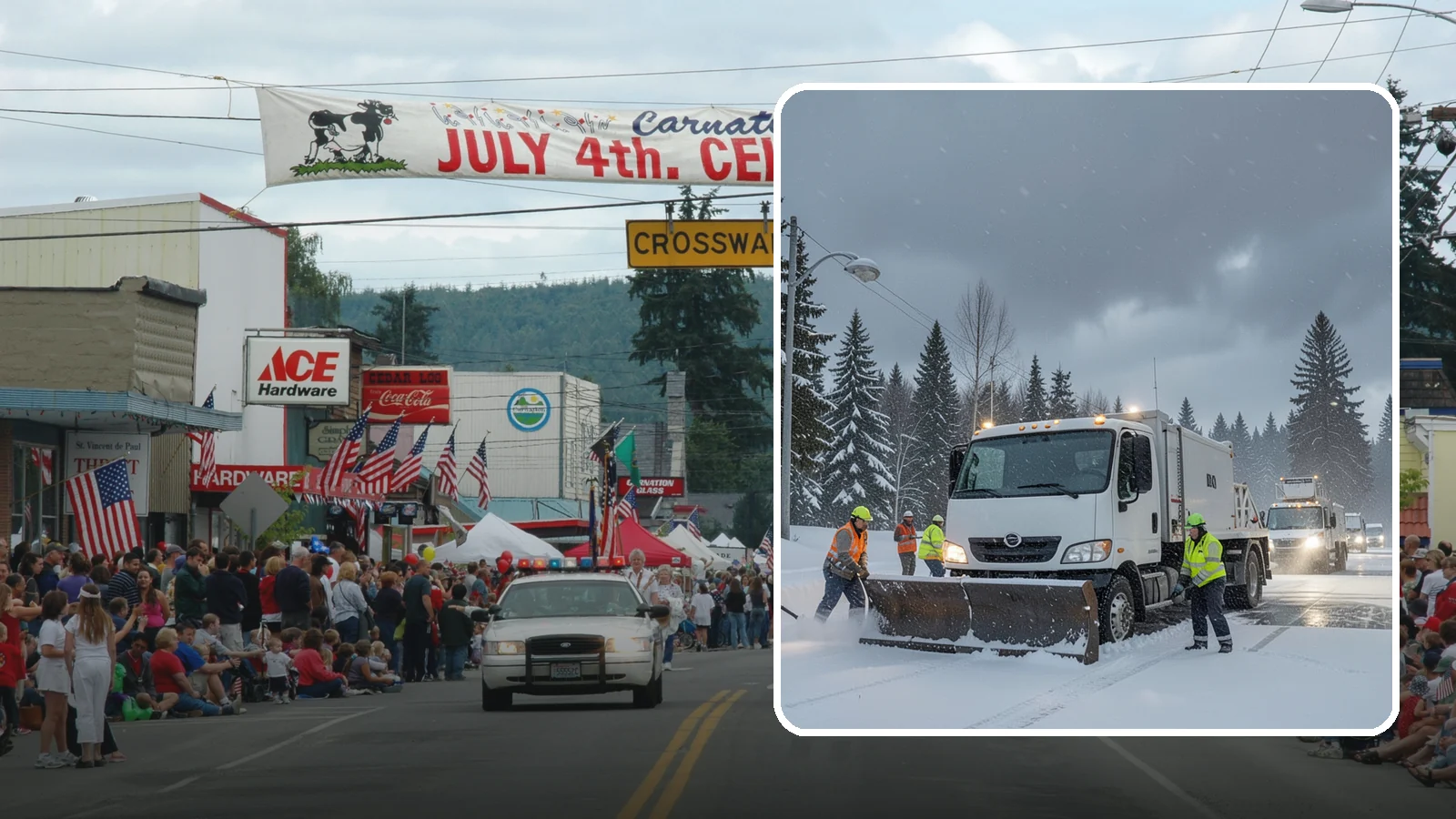 Emergency Commercial Snow Removal in Carnation, King County, WA - Get rapid, on-call snow and ice response when an unexpected storm threatens to shut down your commercial property.
