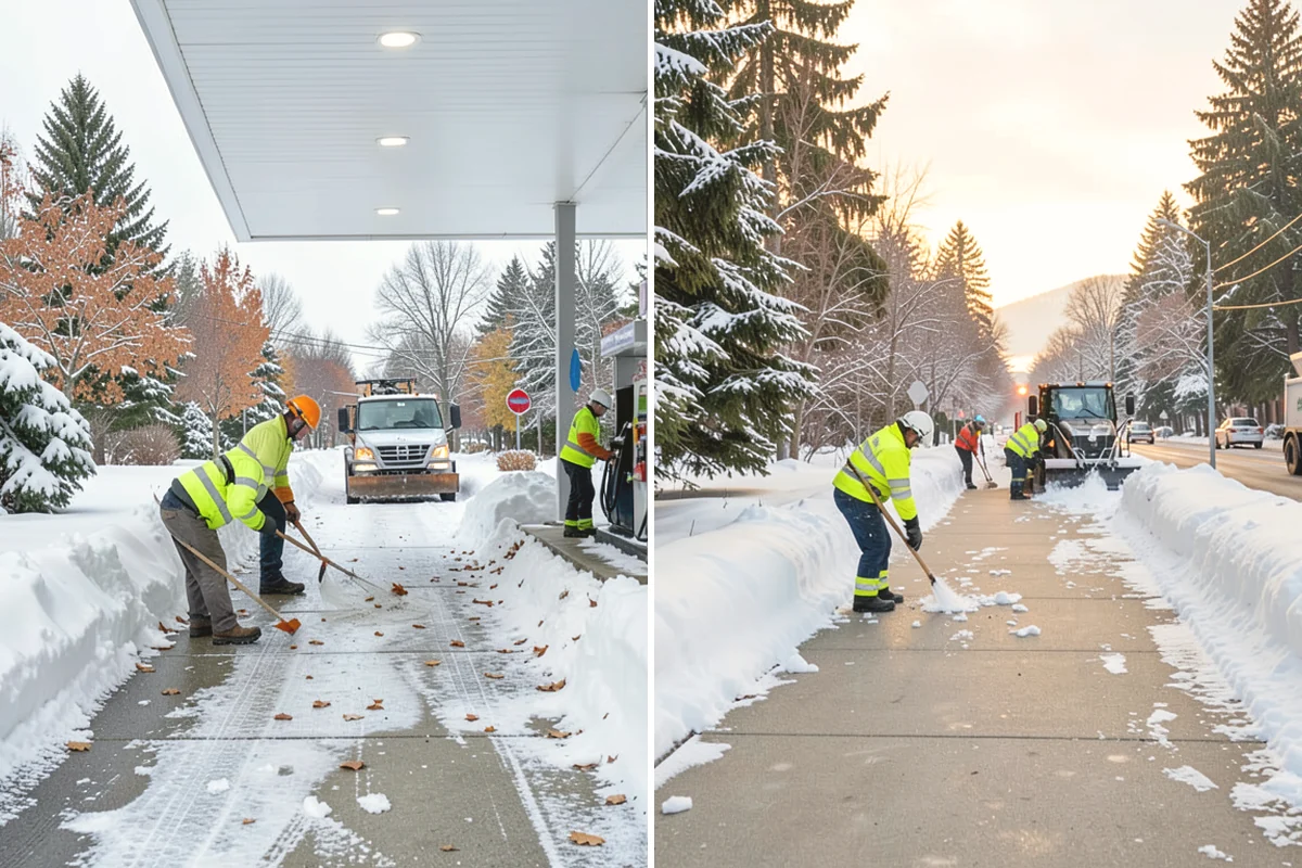 Emergency Commercial Snow Removal in Carnation, King County, WA - Take your emergency call and confirm the critical access points
