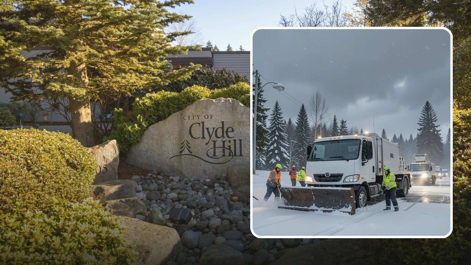 Emergency Commercial Snow Removal in Clyde Hill, King County, WA - Get rapid, on-call snow and ice response when an unexpected storm threatens to shut down your commercial property.