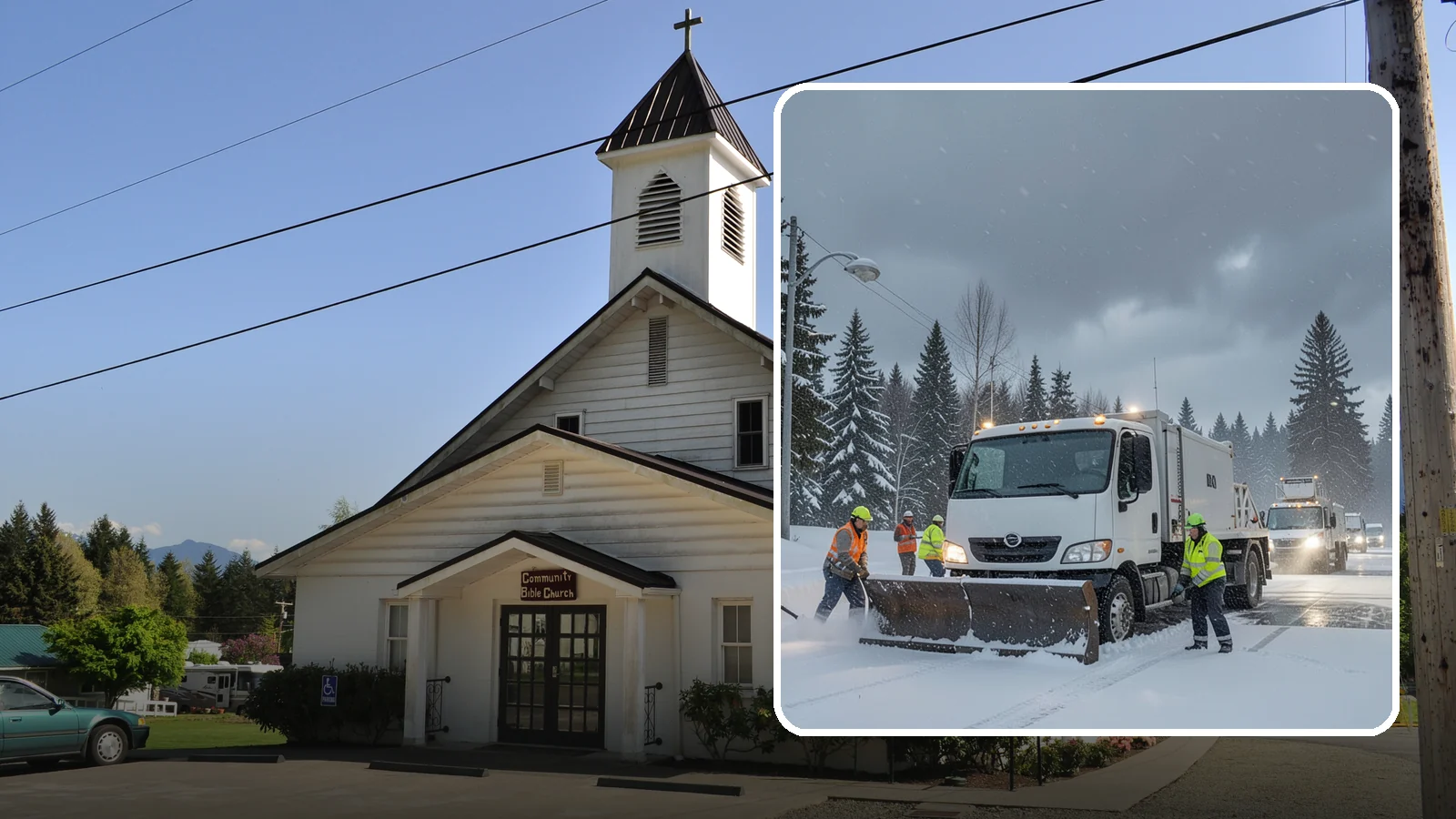 Emergency Commercial Snow Removal in Concrete, Skagit County, WA - Get rapid, on-call snow and ice response when an unexpected storm threatens to shut down your commercial property.