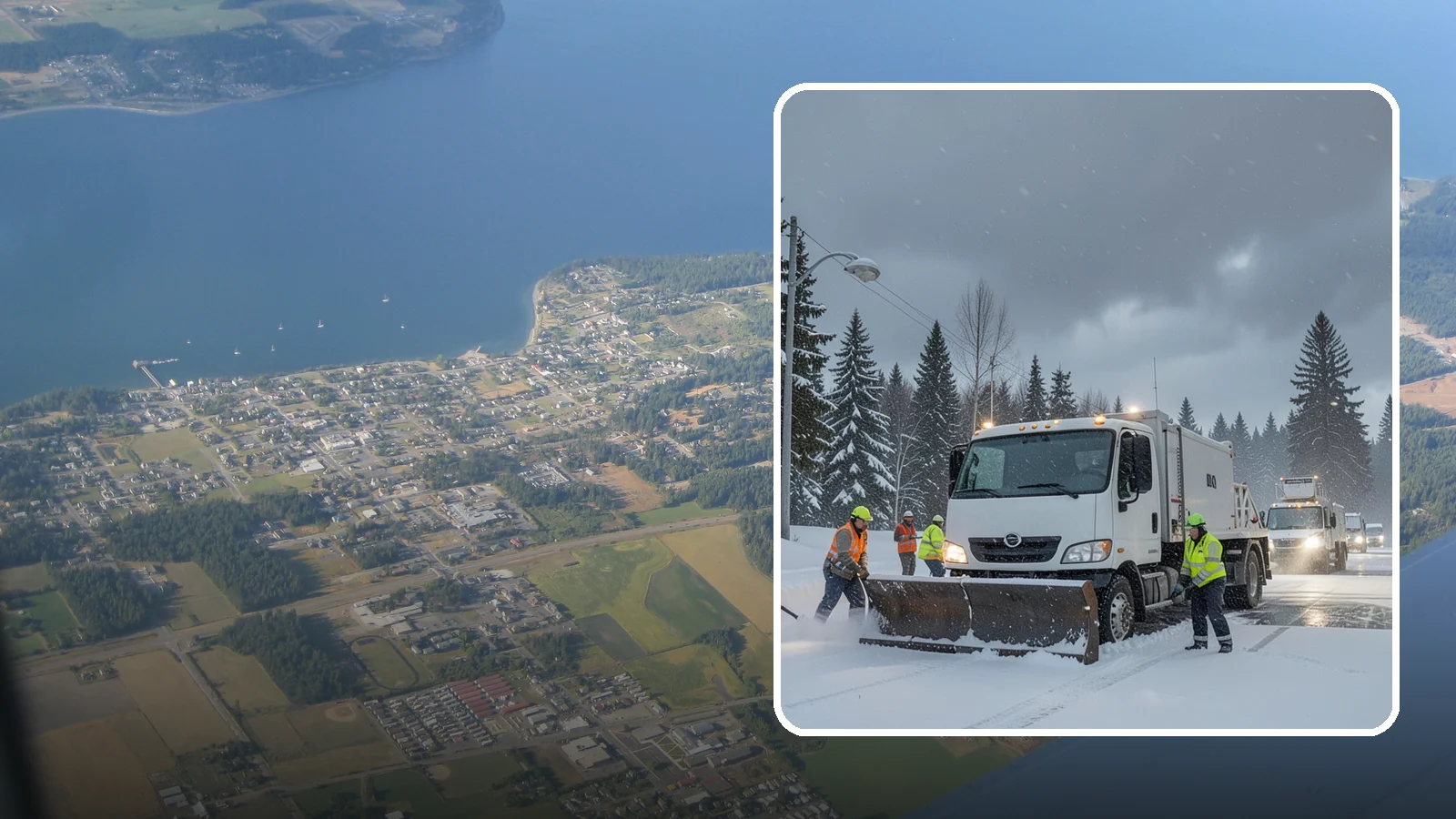 Emergency Commercial Snow Removal in Coupeville, Island County, WA - Get rapid, on-call snow and ice response when an unexpected storm threatens to shut down your commercial property.
