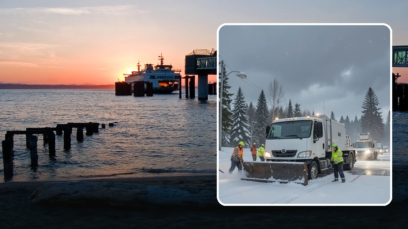 Emergency Commercial Snow Removal in Edmonds, Snohomish County, WA - Get rapid, on-call snow and ice response when an unexpected storm threatens to shut down your commercial property.