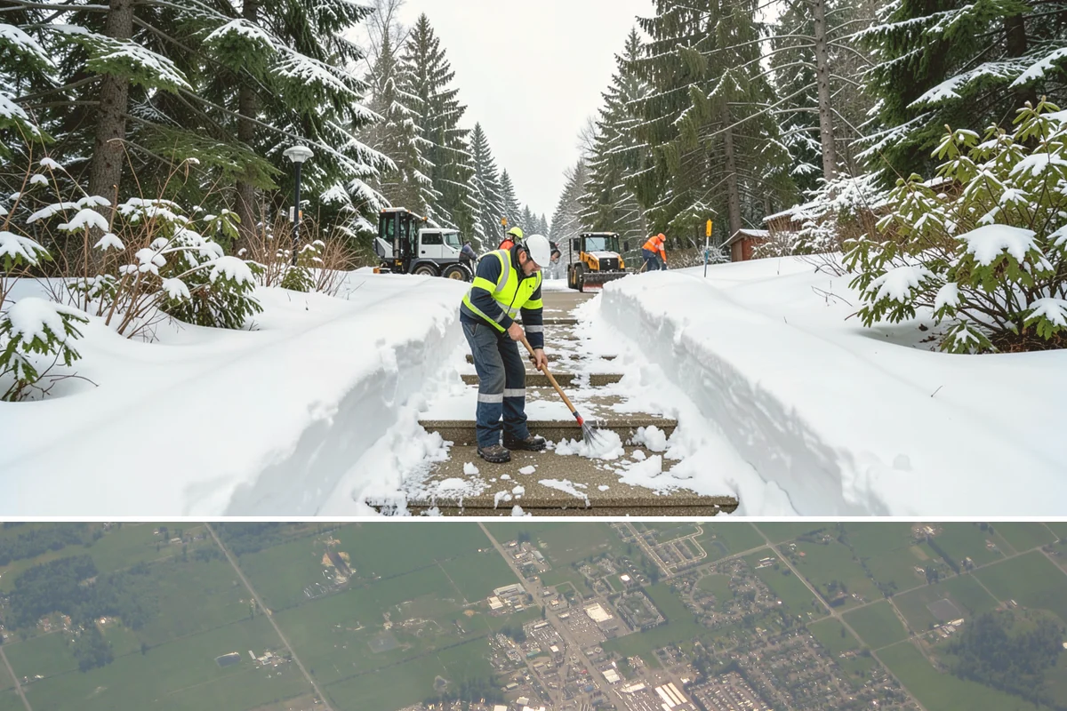 Emergency Commercial Snow Removal in Enumclaw, King County, WA - Emergency response is most in demand during sudden December and January cold snaps that outpace forecasts across the region.