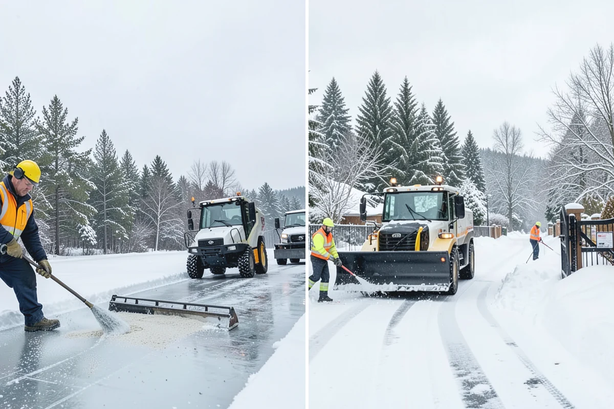 Emergency Commercial Snow Removal in Hamilton, Skagit County, WA - Take your emergency call and confirm the critical access points