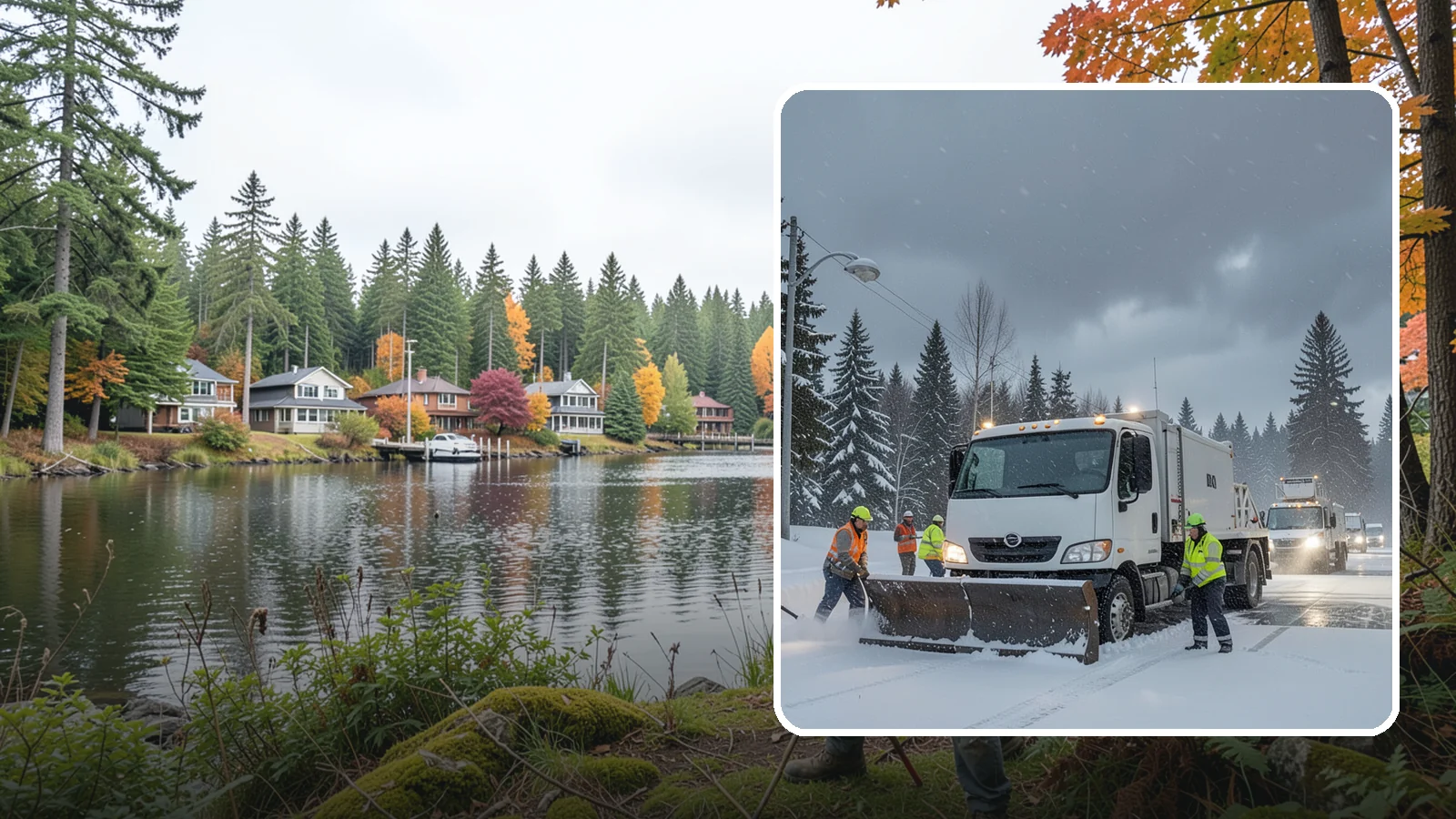 Emergency Commercial Snow Removal in La Conner, Skagit County, WA - Get rapid, on-call snow and ice response when an unexpected storm threatens to shut down your commercial property.