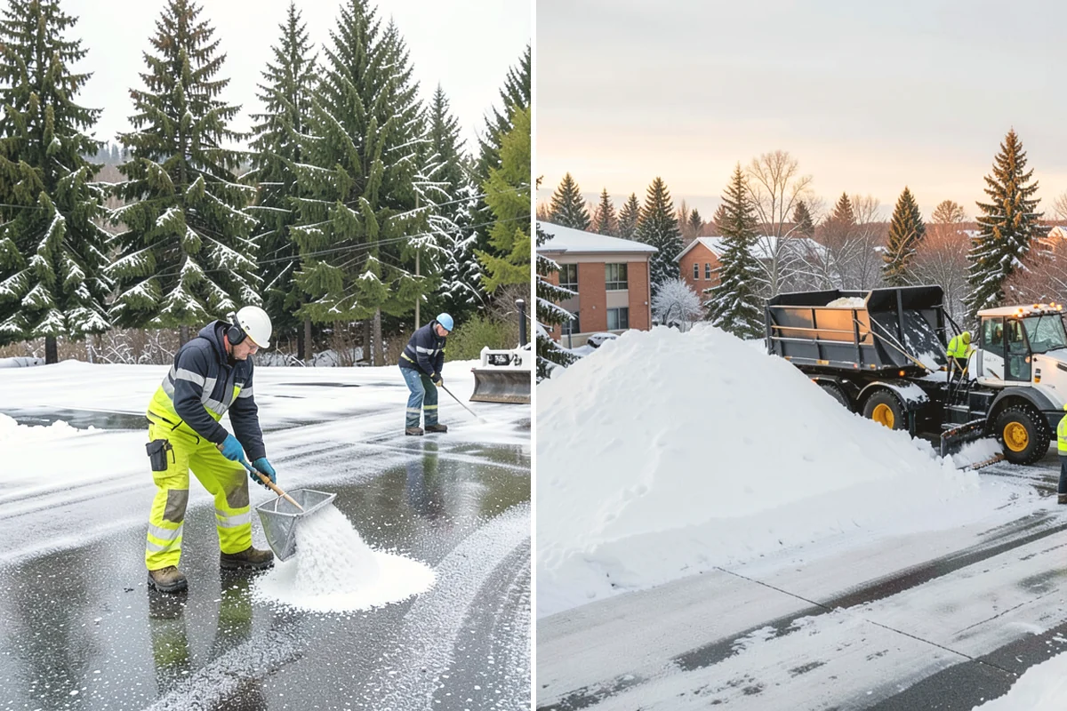Emergency Commercial Snow Removal in La Conner, Skagit County, WA - Take your emergency call and confirm the critical access points