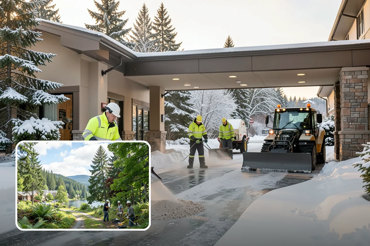 Emergency Commercial Snow Removal in Lake Forest Park, King County, WA - Rapid mobilization for unexpected storms