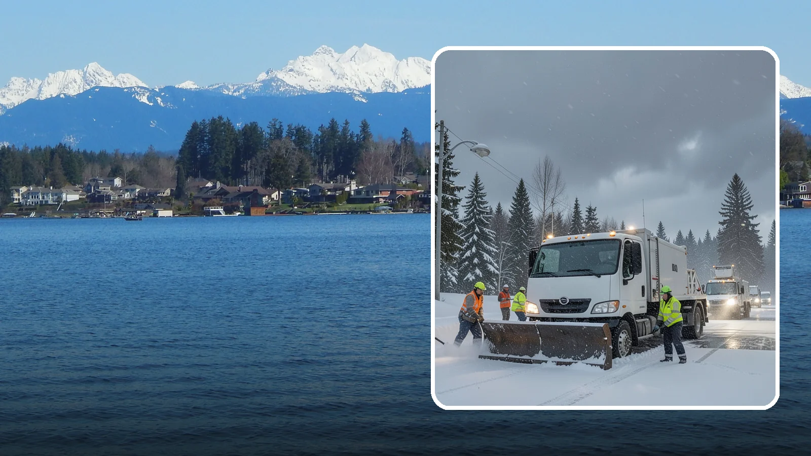 Emergency Commercial Snow Removal in Lake Stevens, Snohomish County, WA - Get rapid, on-call snow and ice response when an unexpected storm threatens to shut down your commercial property.