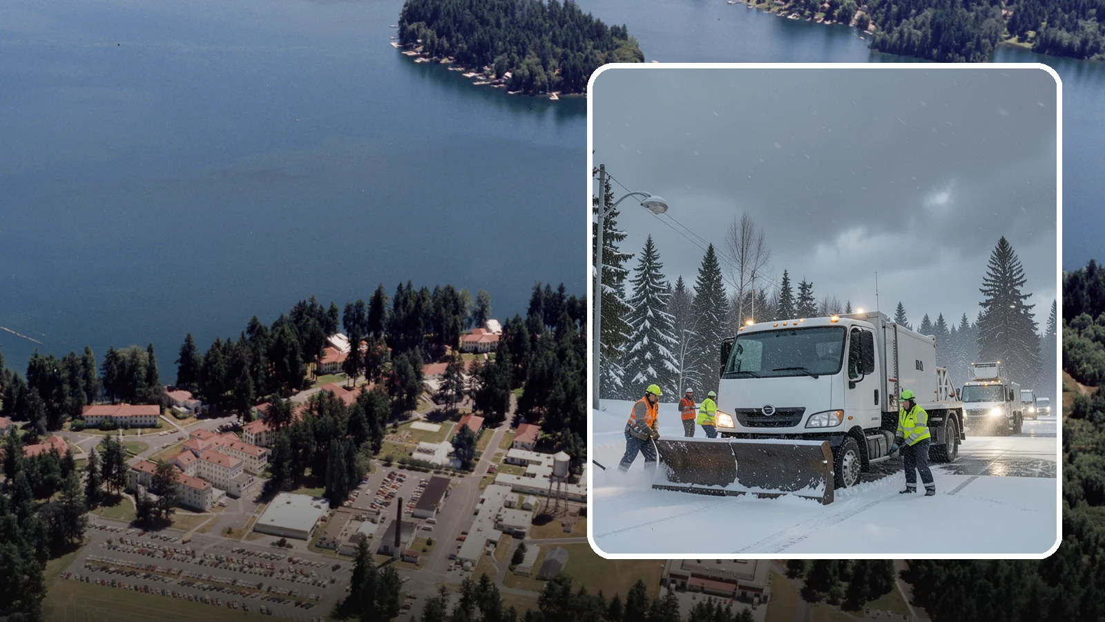 Emergency Commercial Snow Removal in Lakewood, Pierce County, WA - Get rapid, on-call snow and ice response when an unexpected storm threatens to shut down your commercial property.