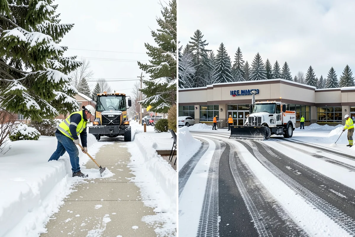 Emergency Commercial Snow Removal in Lakewood, Pierce County, WA - Take your emergency call and confirm the critical access points