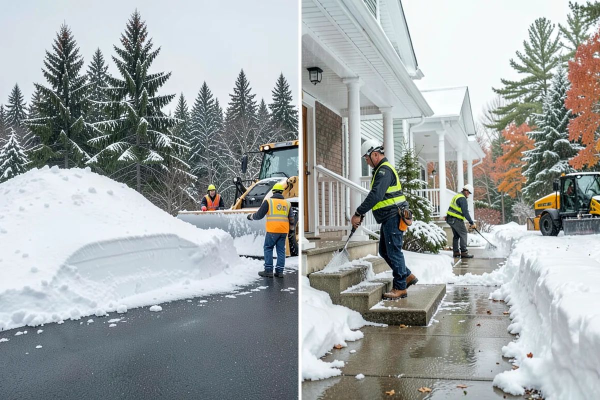 Emergency Commercial Snow Removal in Lyman, Skagit County, WA - Take your emergency call and confirm the critical access points