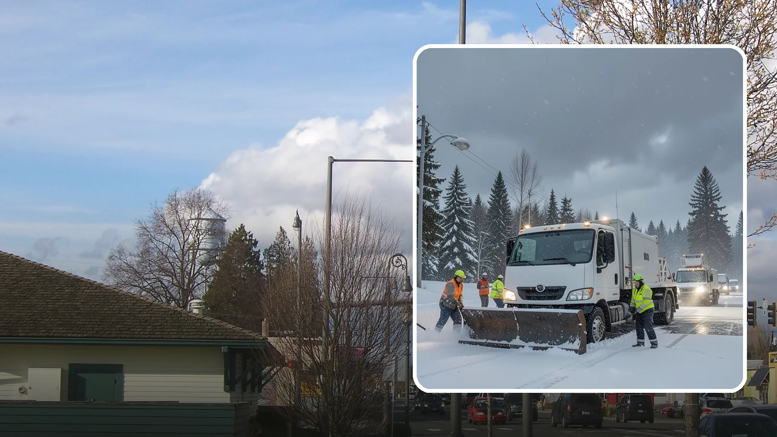 Emergency Commercial Snow Removal in Marysville, Snohomish County, WA - Get rapid, on-call snow and ice response when an unexpected storm threatens to shut down your commercial property.