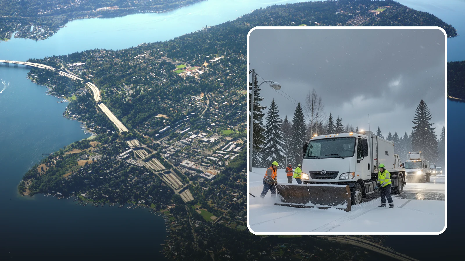 Emergency Commercial Snow Removal in Mercer Island, King County, WA - Get rapid, on-call snow and ice response when an unexpected storm threatens to shut down your commercial property.