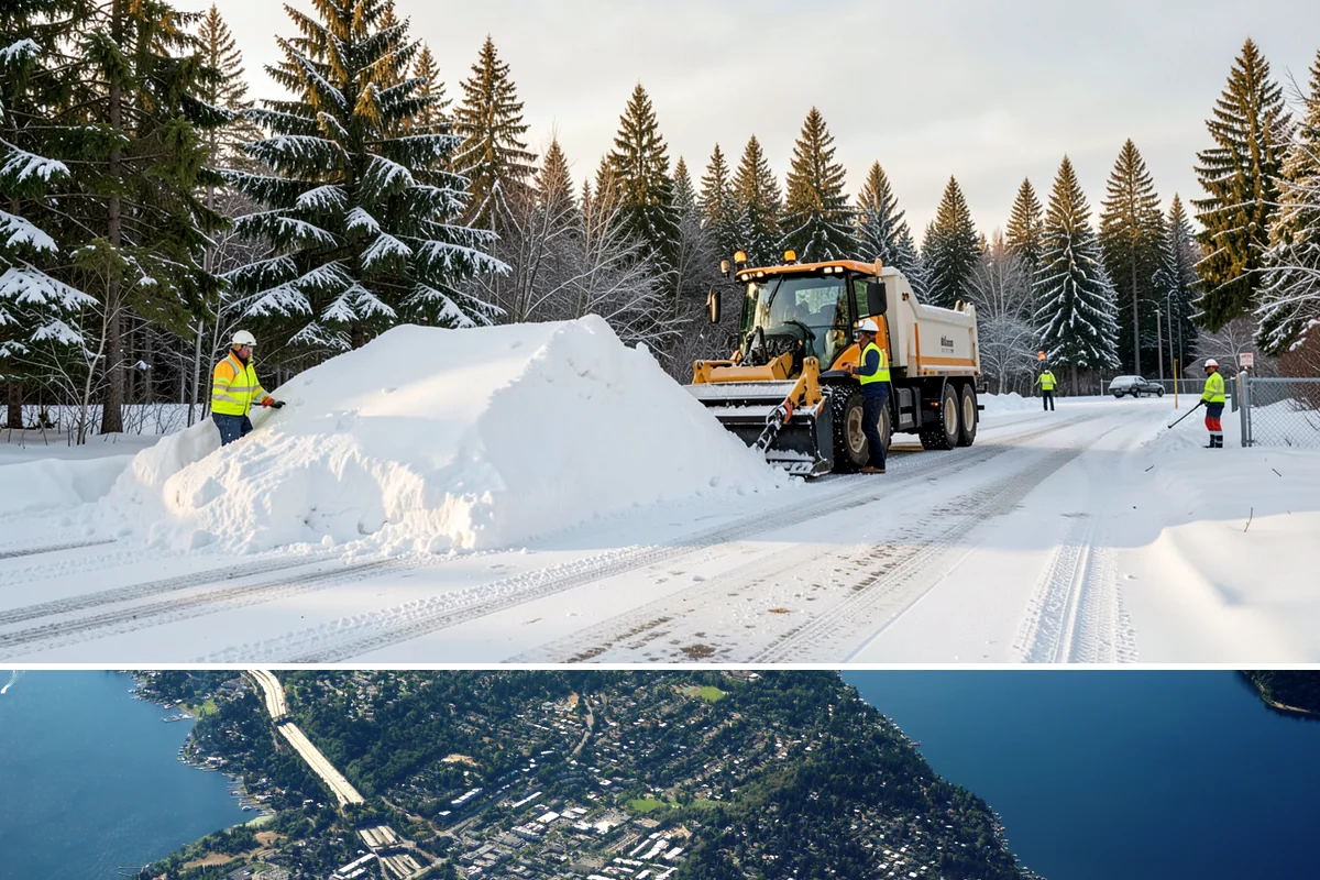Emergency Commercial Snow Removal in Mercer Island, King County, WA - Emergency response is most in demand during sudden December and January cold snaps that outpace forecasts across the region.