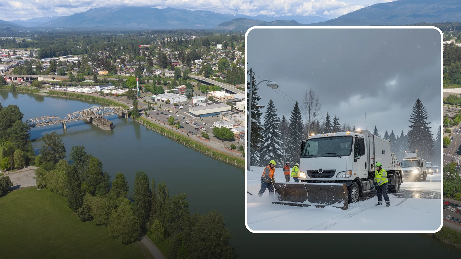Emergency Commercial Snow Removal in Mount Vernon, Skagit County, WA - Get rapid, on-call snow and ice response when an unexpected storm threatens to shut down your commercial property.