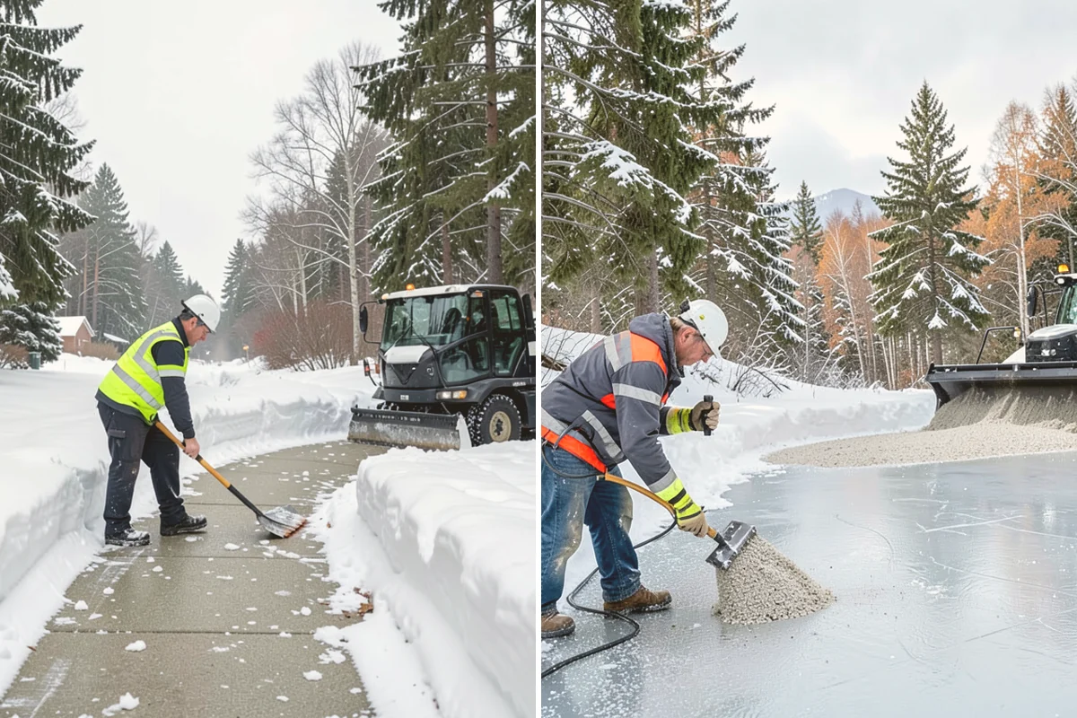 Emergency Commercial Snow Removal in Mount Vernon, Skagit County, WA - Take your emergency call and confirm the critical access points