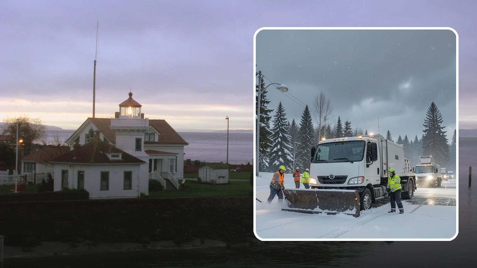 Emergency Commercial Snow Removal in Mukilteo, Snohomish County, WA - Get rapid, on-call snow and ice response when an unexpected storm threatens to shut down your commercial property.