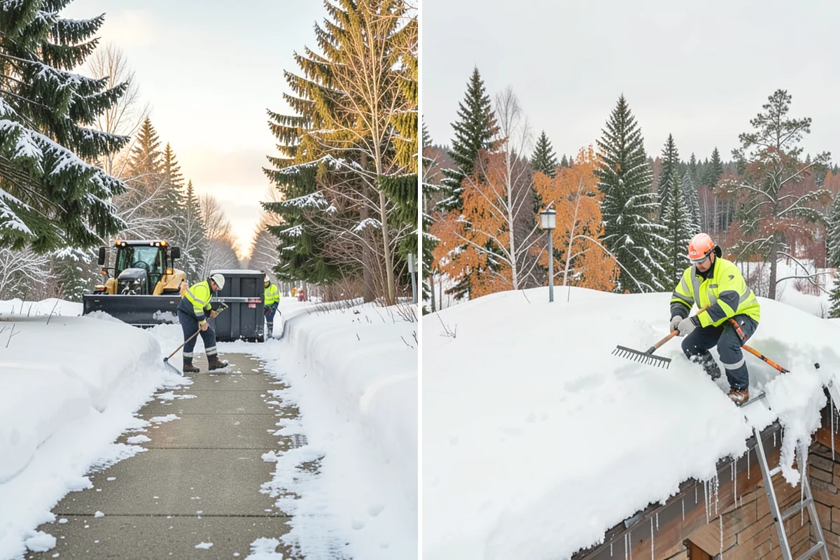 Emergency Commercial Snow Removal in Mukilteo, Snohomish County, WA - Take your emergency call and confirm the critical access points