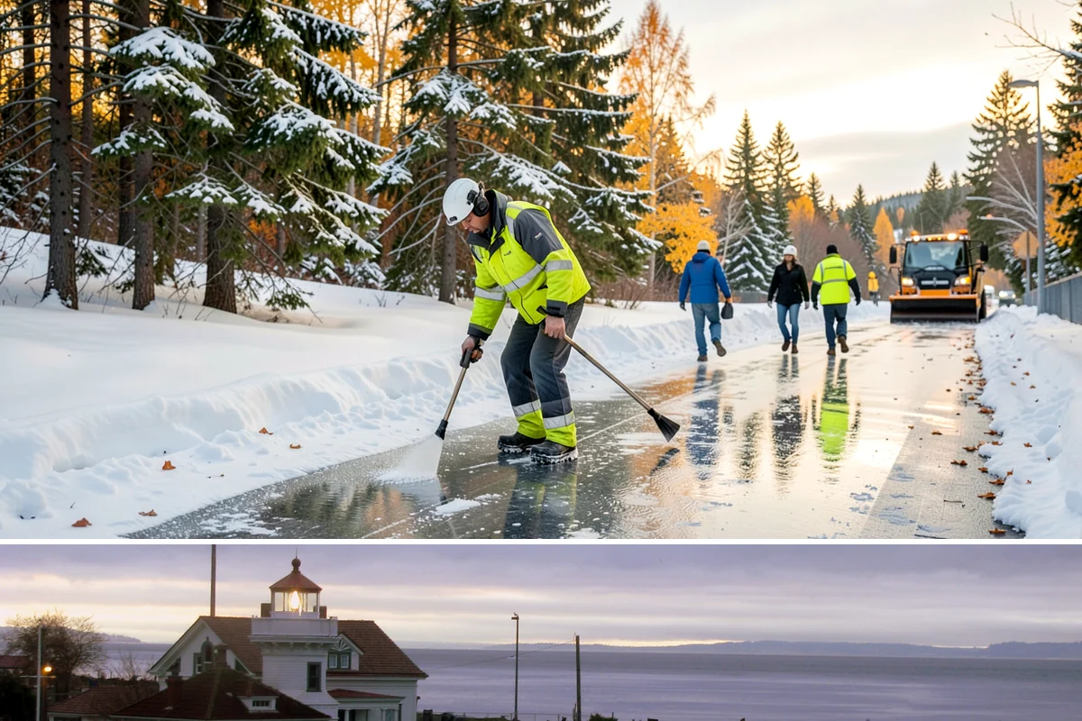 Emergency Commercial Snow Removal in Mukilteo, Snohomish County, WA - Emergency response is most in demand during sudden December and January cold snaps that outpace forecasts across the region.