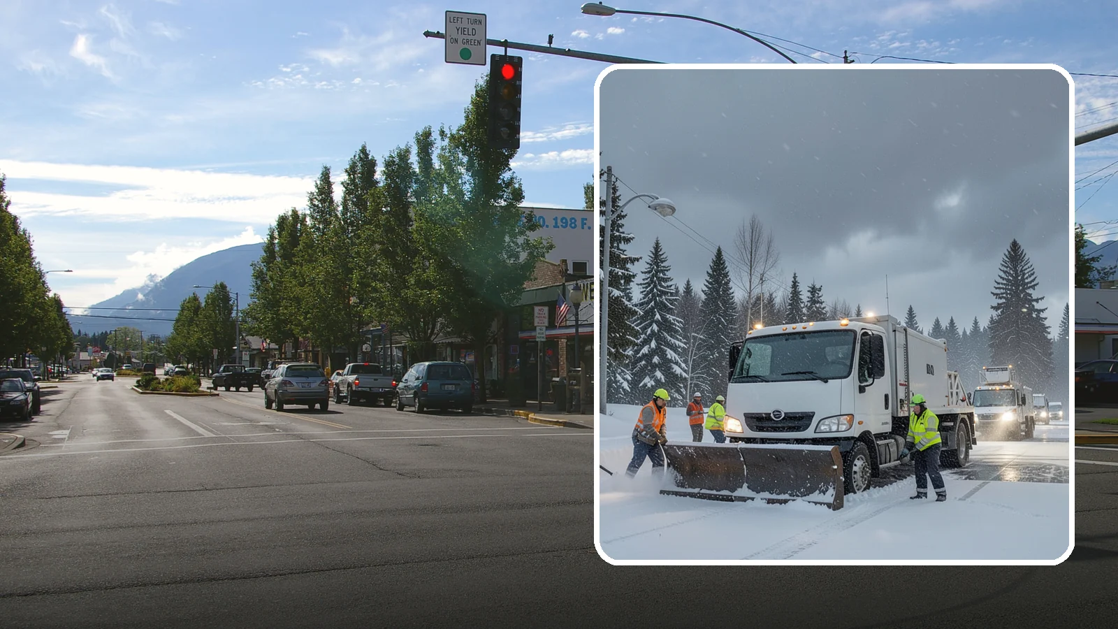 Emergency Commercial Snow Removal in North Bend, King County, WA - Get rapid, on-call snow and ice response when an unexpected storm threatens to shut down your commercial property.