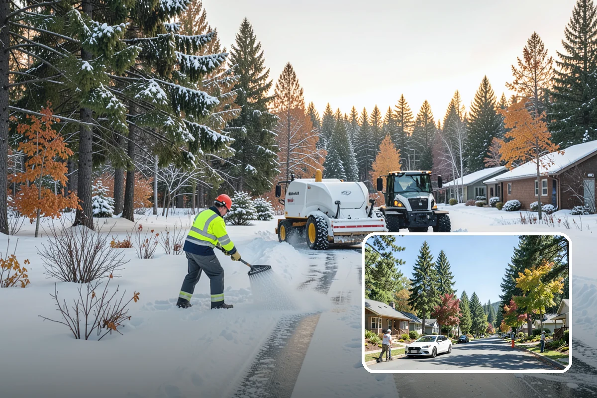 Emergency Commercial Snow Removal in Orting, Pierce County, WA - Rapid mobilization for unexpected storms