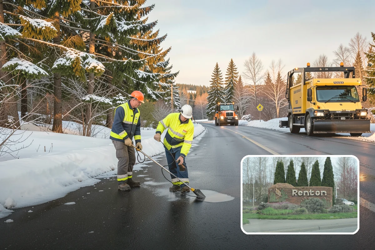 Emergency Commercial Snow Removal in Renton, King County, WA - Rapid mobilization for unexpected storms