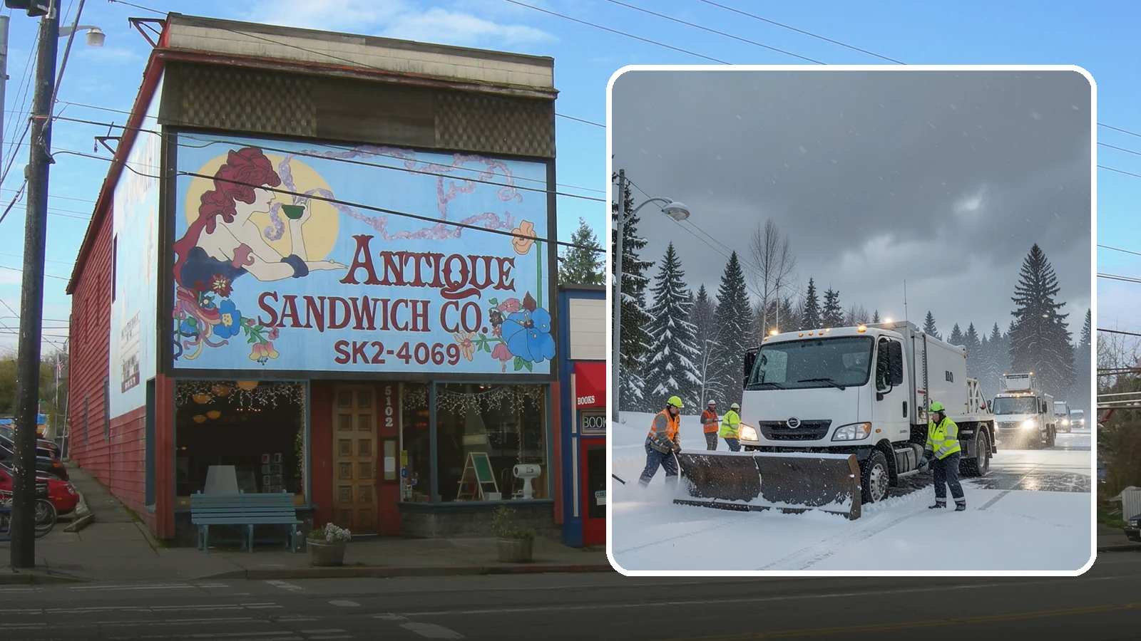Emergency Commercial Snow Removal in Ruston, Pierce County, WA - Get rapid, on-call snow and ice response when an unexpected storm threatens to shut down your commercial property.