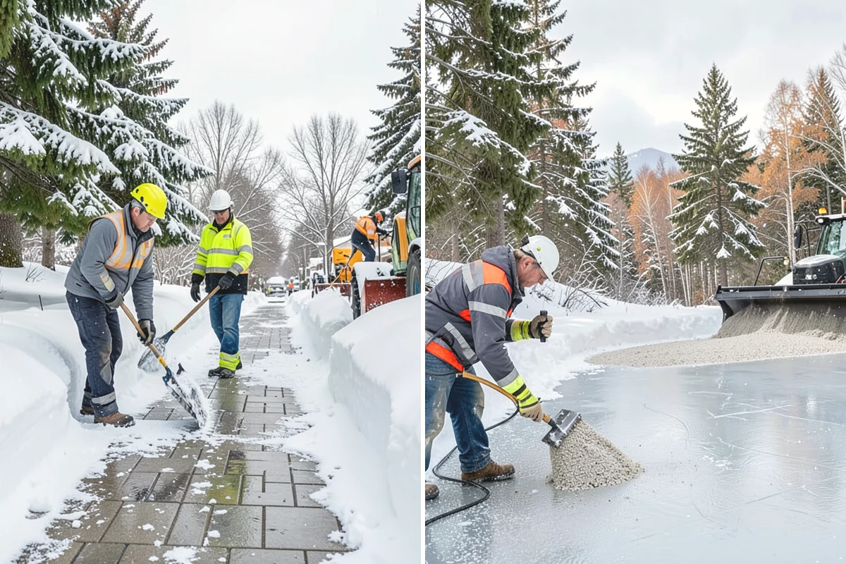 Emergency Commercial Snow Removal in Ruston, Pierce County, WA - Take your emergency call and confirm the critical access points