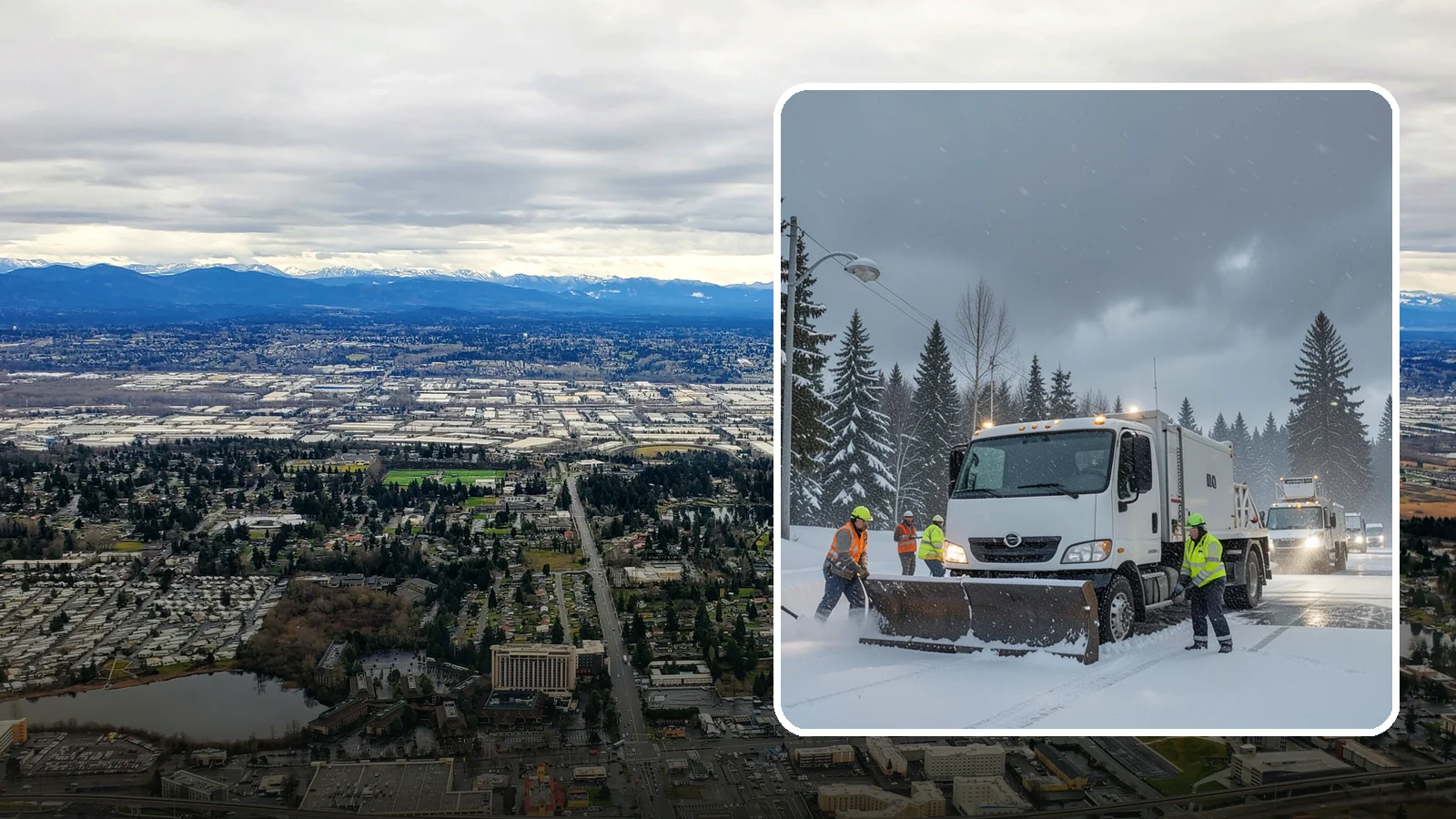 Emergency Commercial Snow Removal in SeaTac, King County, WA - Get rapid, on-call snow and ice response when an unexpected storm threatens to shut down your commercial property.
