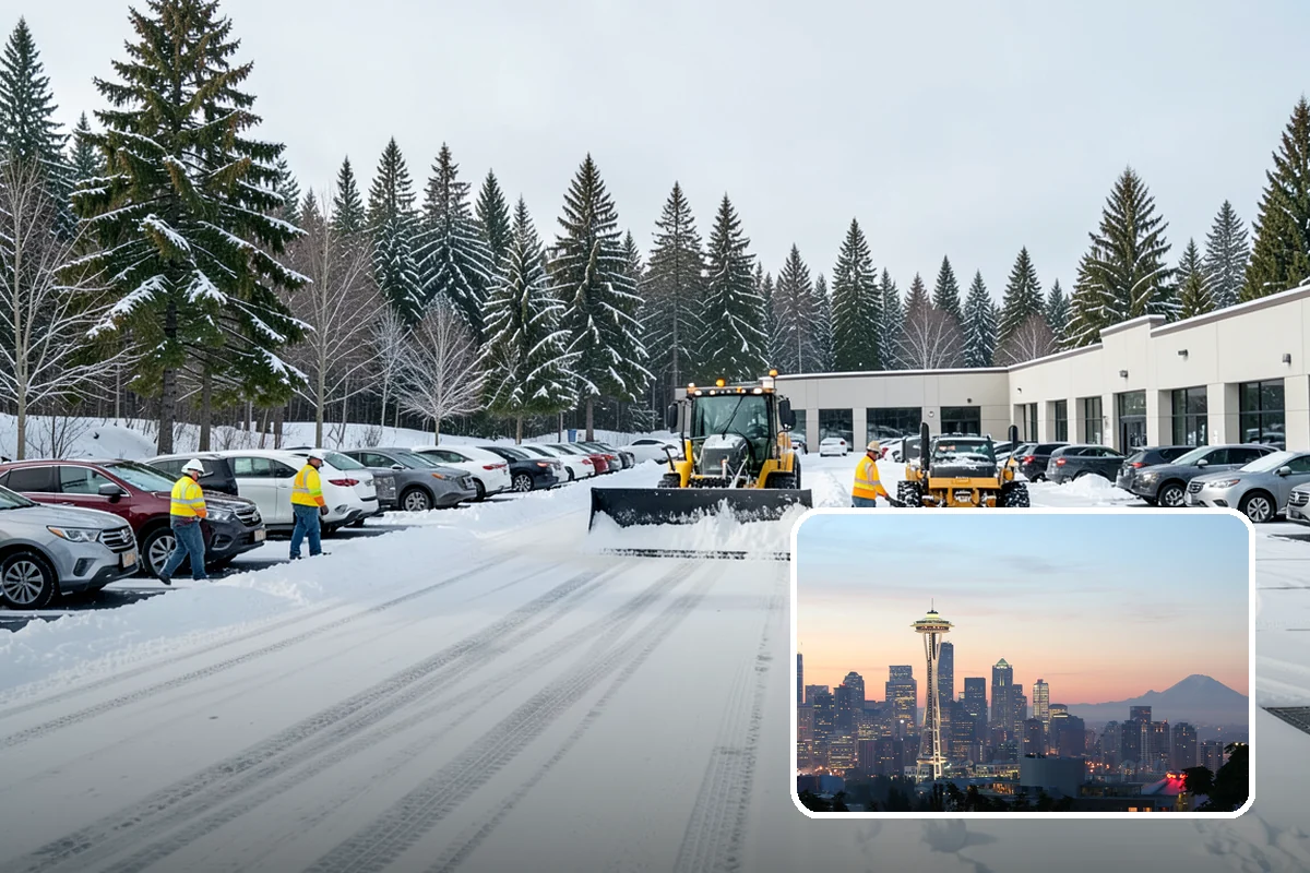 Emergency Commercial Snow Removal in Seattle, King County, WA - Rapid mobilization for unexpected storms