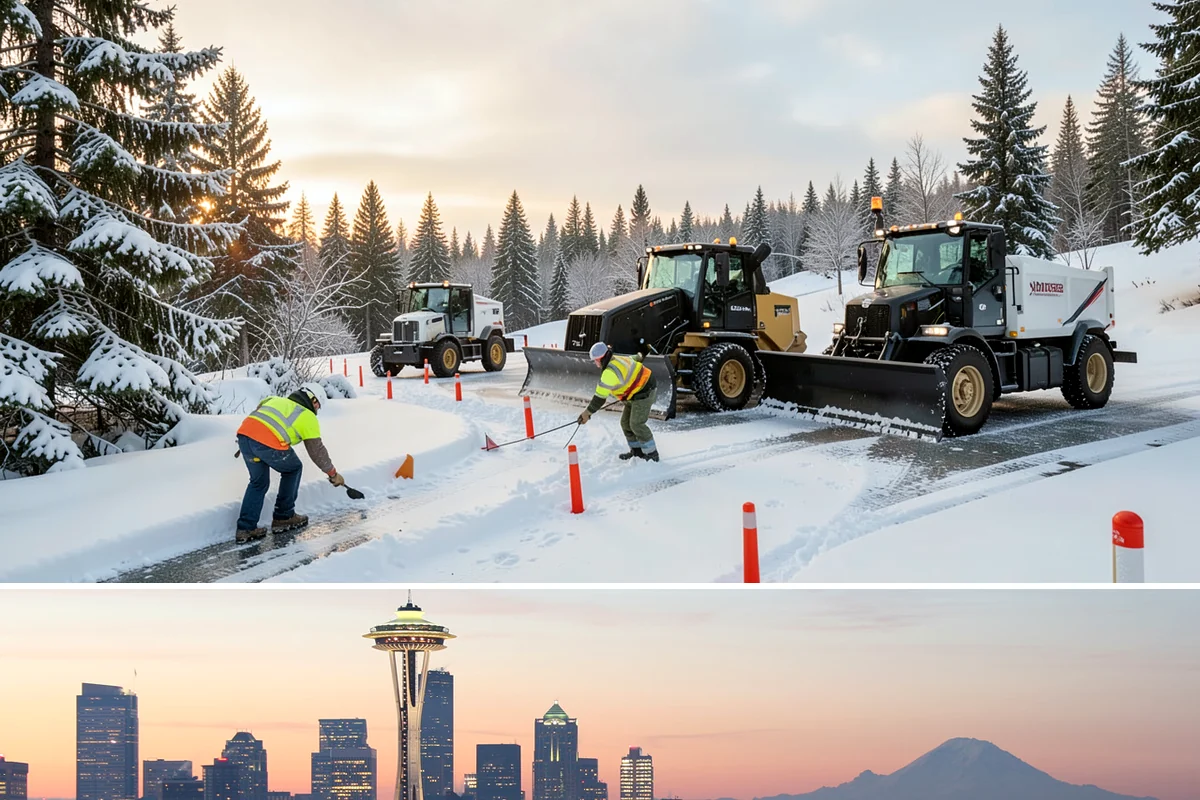 Emergency Commercial Snow Removal in Seattle, King County, WA - Emergency response is most in demand during sudden December and January cold snaps that outpace forecasts across the region.
