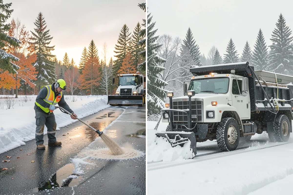 Emergency Commercial Snow Removal in University Place, Pierce County, WA - Take your emergency call and confirm the critical access points